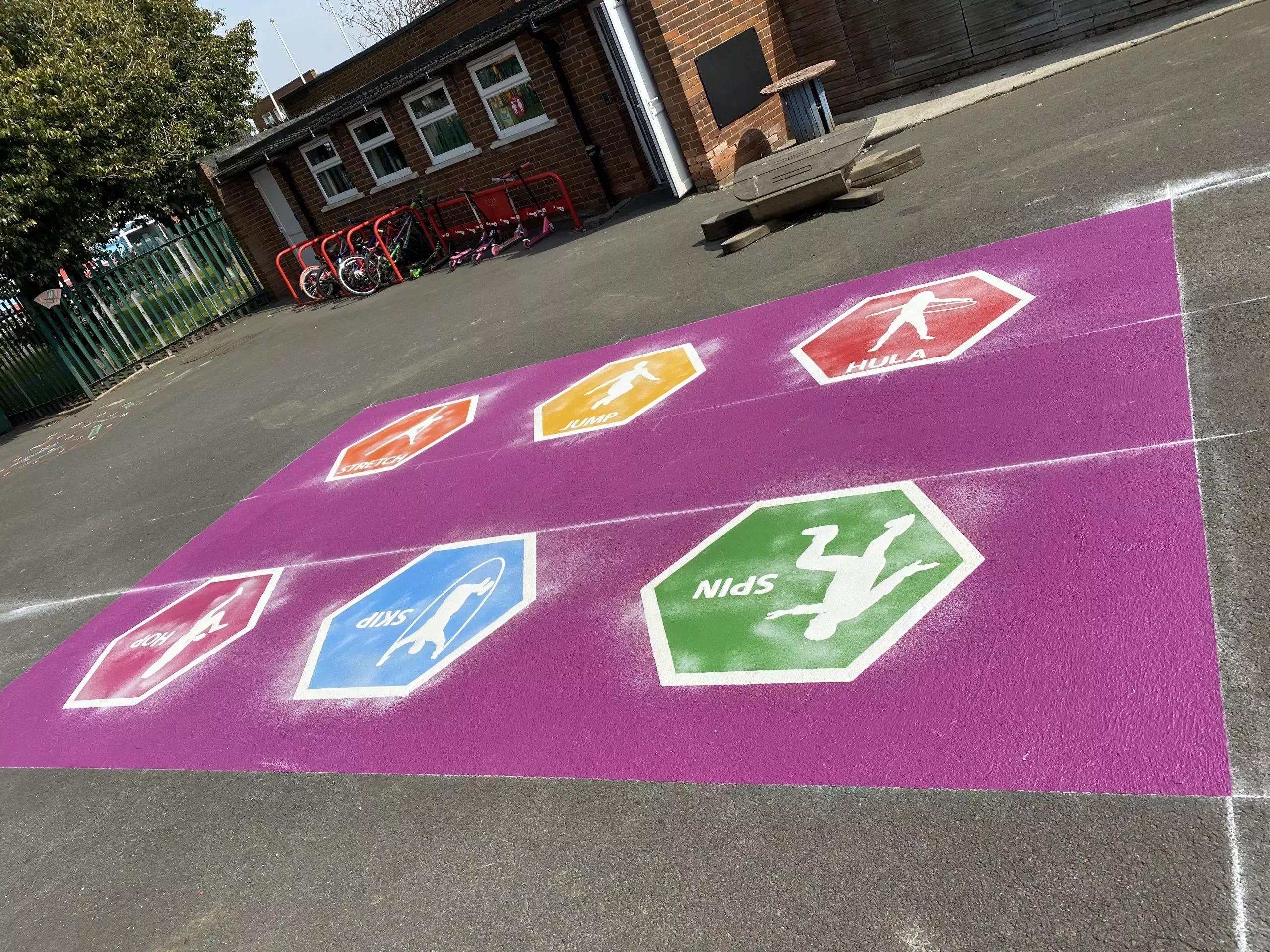 Helping Children Develop Schematic Play With Early Years Playground Markings