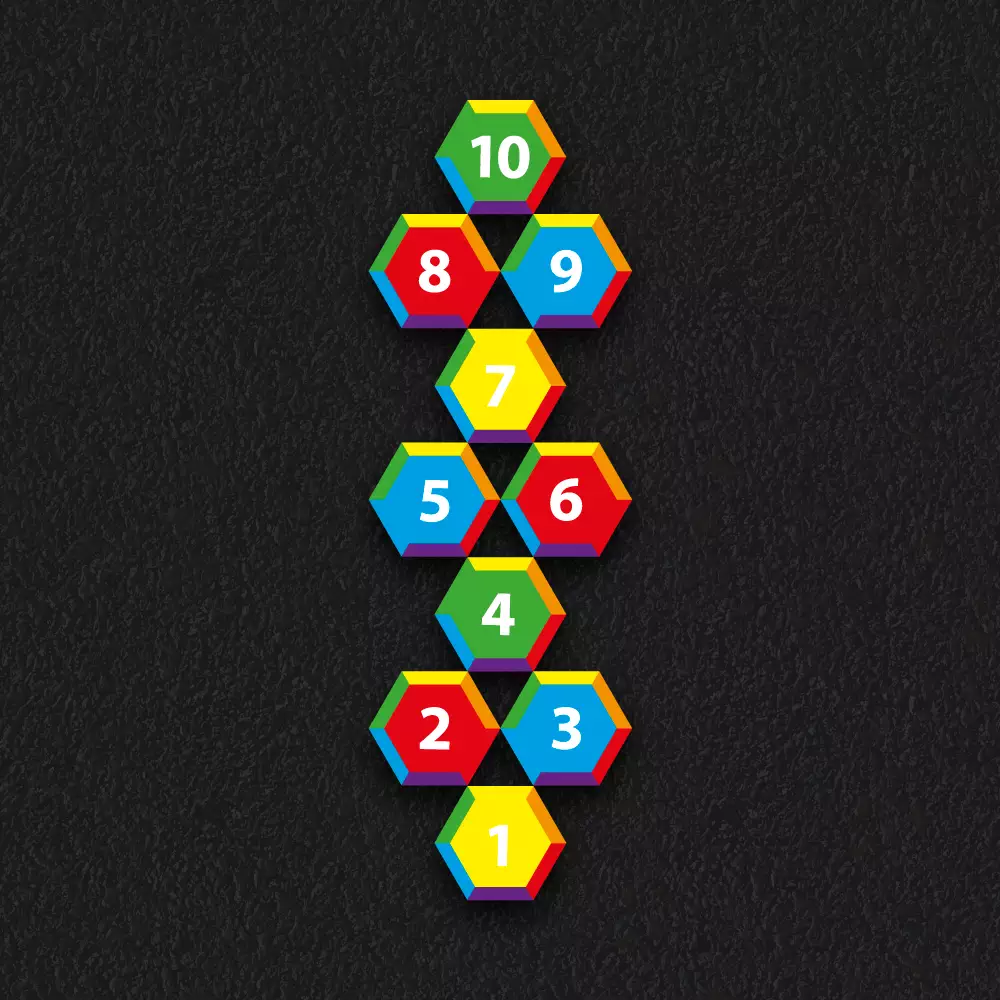 Hexagon Hopscotch 2