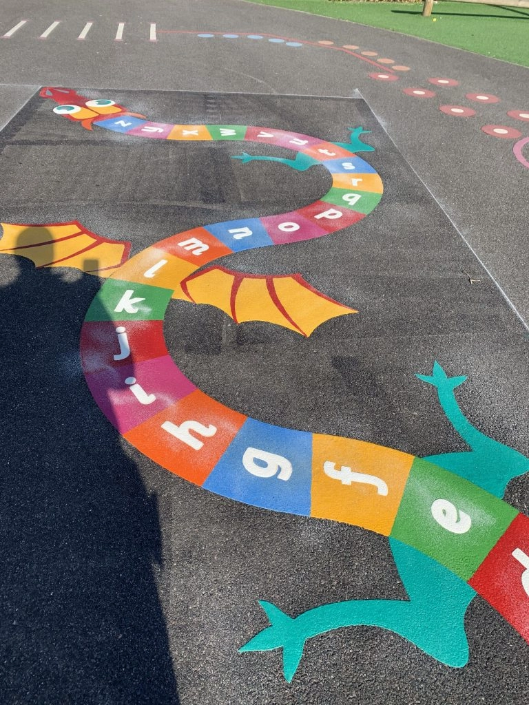 Letter Games Playground Marking Gallery Uniplay Playground Markings