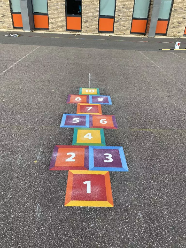 Hopscotches Playground Markings Gallery - Uniplay - Playground Markings